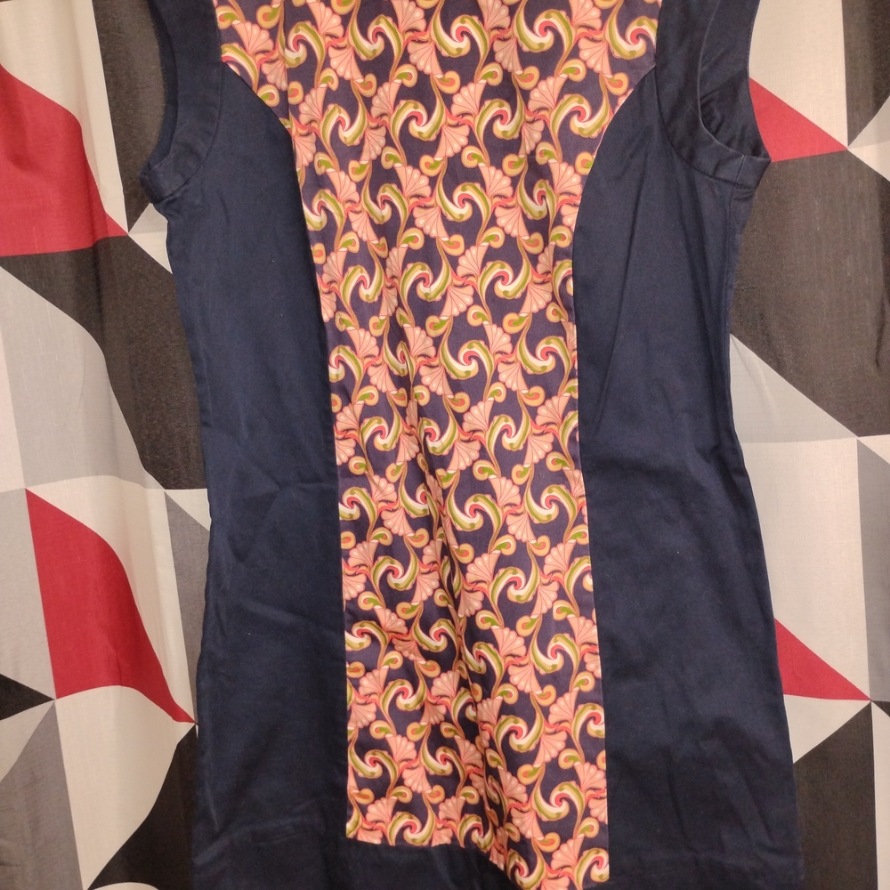 The Webster at Target Navy and Multicolor Mini Dress
